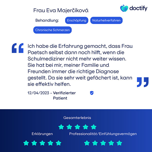 DOCTIFY Referenz für Heilpraxis ElemetY