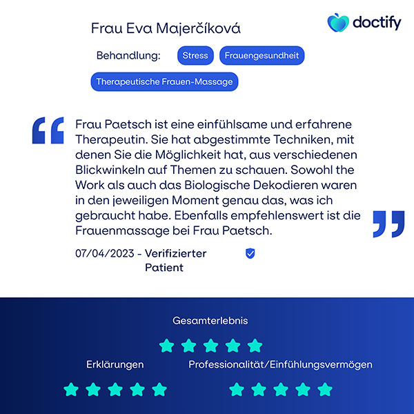 DOCTIFY Referenz für Heilpraxis ElemetY