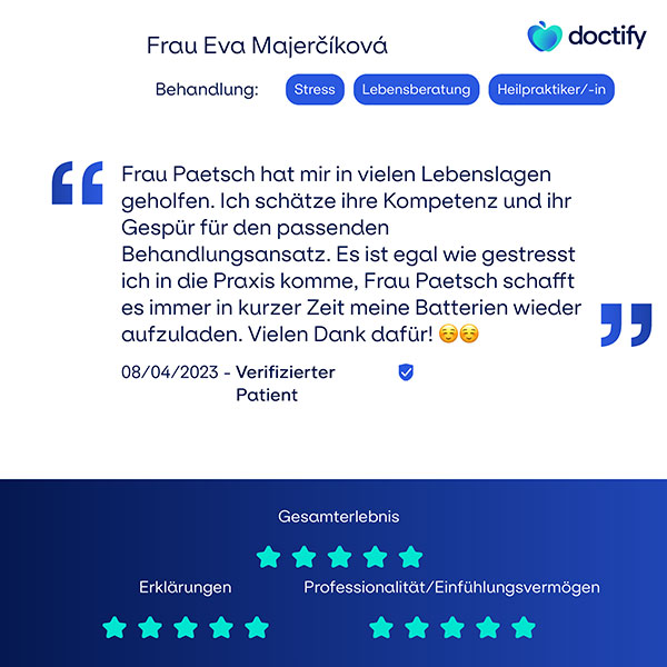 DOCTIFY Referenz für Heilpraxis ElemetY