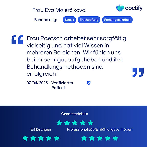 DOCTIFY Referenz für Heilpraxis ElemetY