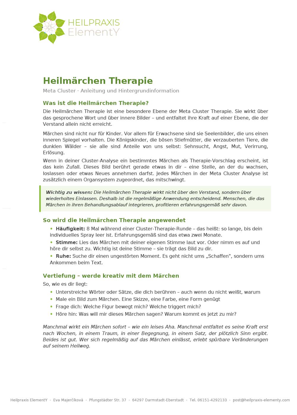 MC Heilmaerchen Therapie